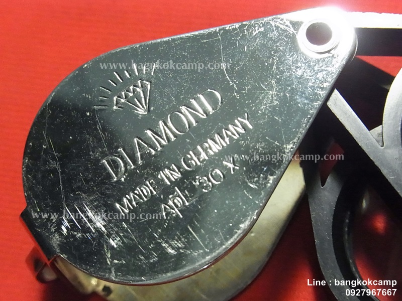 กล้องส่องพระ / จิวเวอรี่ DIAMOND 2เลนส์ รุ่นเก่า แกนอลูมิเนียม ใหม่เก่าเก็บ (บอดี้สแตนเลส)