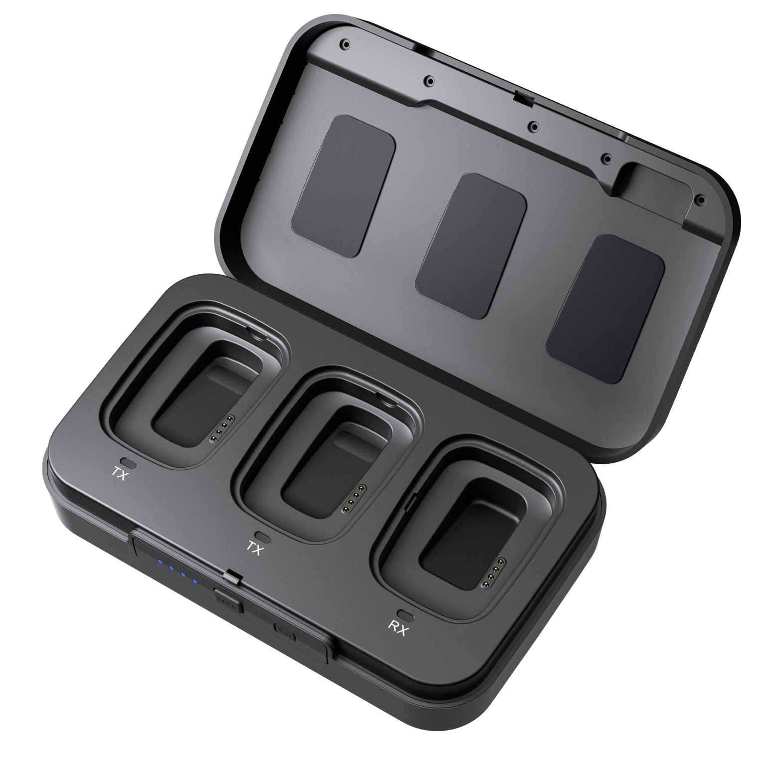 Blink500 Pro B2 3.5MM 2.4G Dual Channel Wireless Microphone with Charging cases