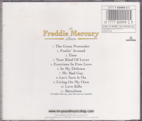 Freddie Mercury - The Freddie Mercury Album