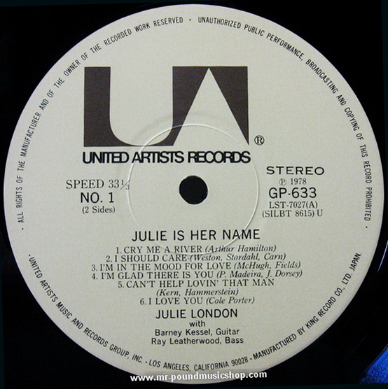 Julie London - Julie is Her Name
