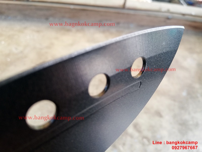 มีดครัว/มีดเชฟ ใบเคลือบเทฟลอน เนื้อไม่ติดมีด ใบมีด8นิ้ว ใหม่