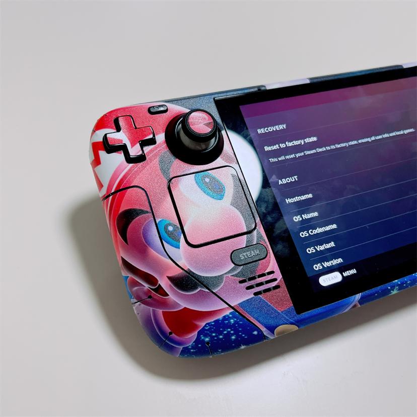 Steam Deck & OLED สติกเกอร์ไวนิลติดเครื่อง ไม่ทิ้งคราบกาว