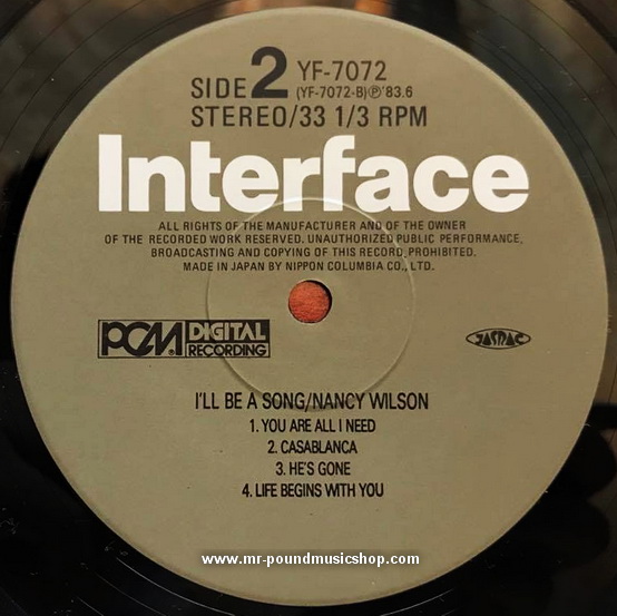 Nancy Wilson - I'll Be A Song