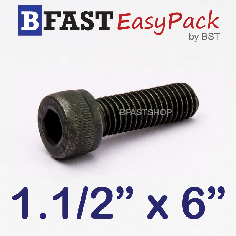 สกรูหัวจมดำ 1.1/2" x 6" *เกลียวครึ่ง*