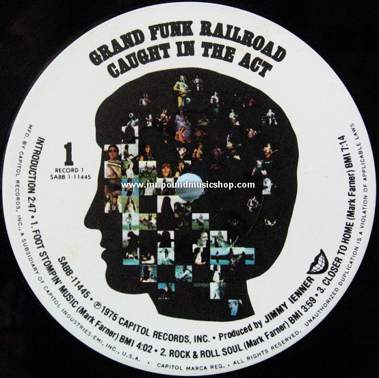 Grand Funk Railroad - Caught in The Act / Live on Tour