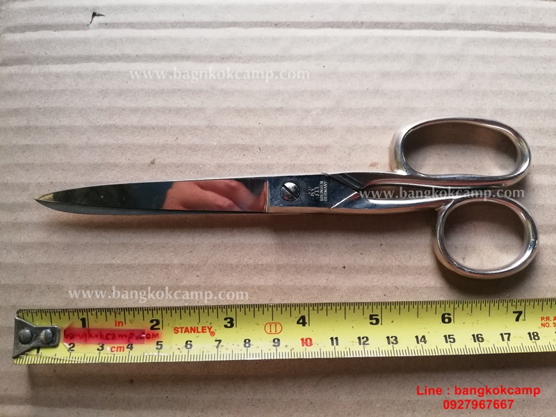 กรรไกรเยอรมัน ตราคนคู่/ตุ๊กตาคู่ 7นิ้ว ZWILLING J.A. Henckels MADE IN GERMANY ใหม่เก่าเก็บ (left hand)