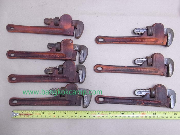 ประแจคอม้า 8 นิ้ว เยอรมัน EURO-TOOLS GERMANY..HEAVY DUTY ใหม่เก่าเก็บ ไม่ผ่านการใช้งาน