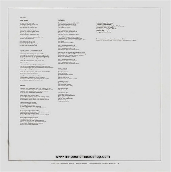 Howard Jones - Human's Lib