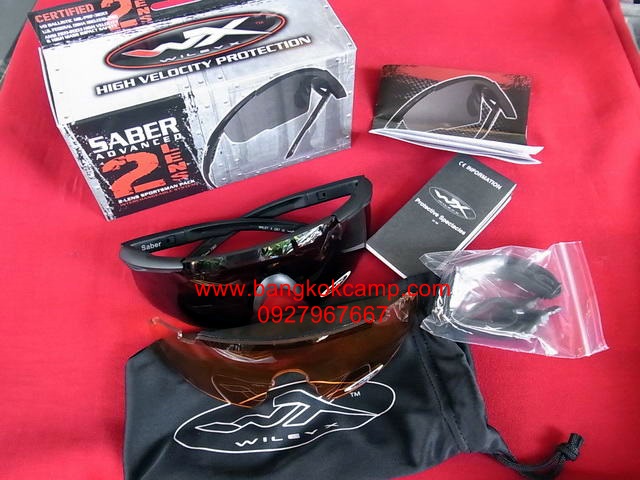 แว่นตา WileyX SABER ADVANCE (ชุด2เลนส์)