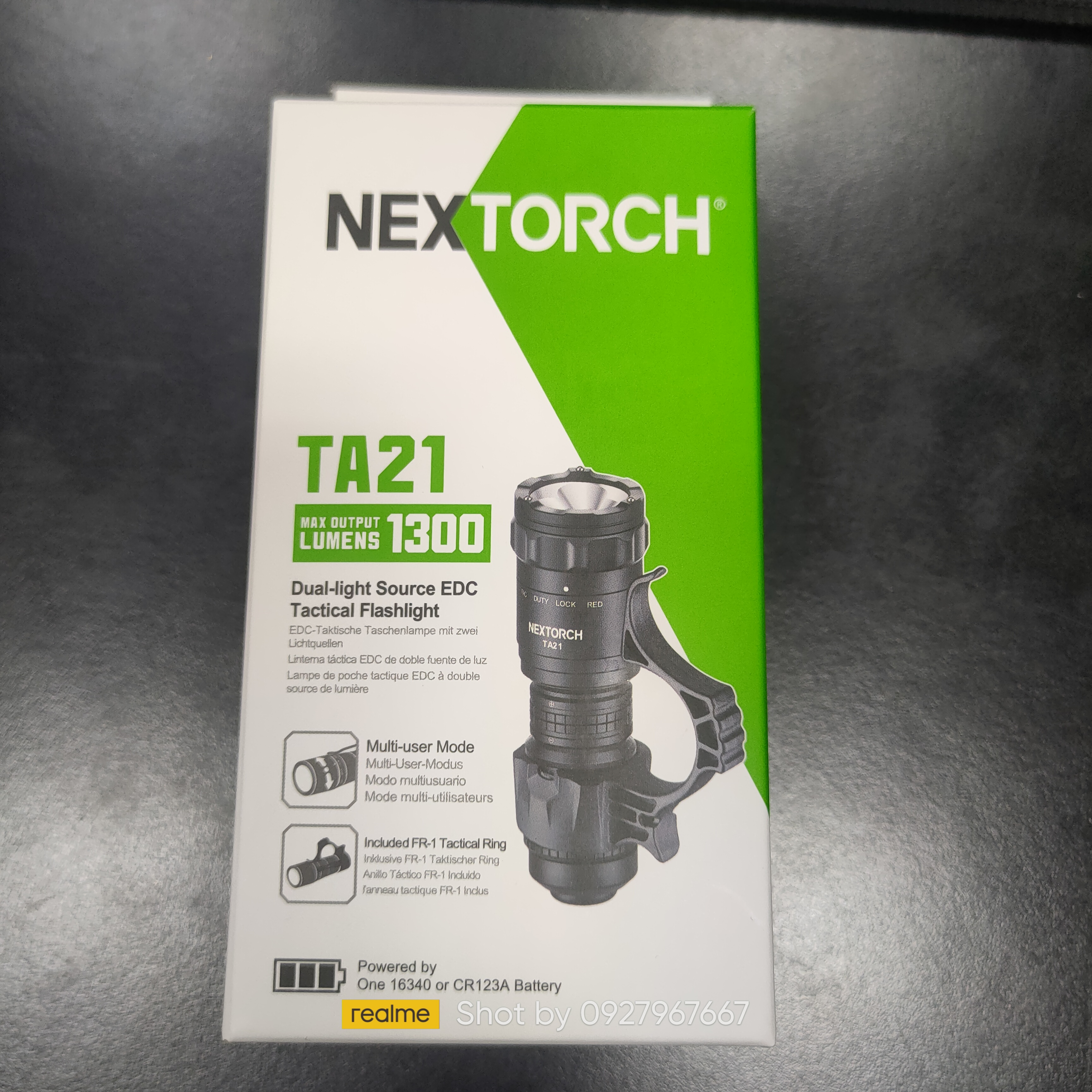 ไฟฉาย NEXTORCH TA21 Pocket Carry Tactical Flashlight Set | Red & White Light