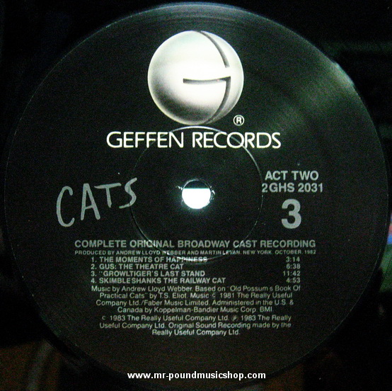Andrew Lioyd Webber - Cats : Complete Original Broadway Cats Recording