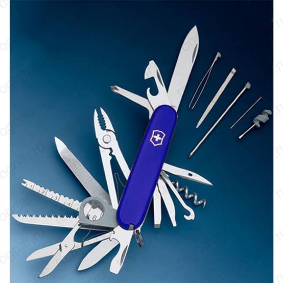 มีดพับอเนกประสงค์ Victorinox รุ่น SWISSCHAMP BLUE น้ำเงิน (1.6795.2)