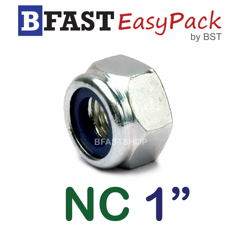 หัวน็อตล็อค NC 1" -8 (1 ตัว)