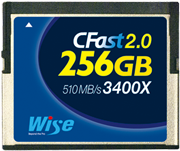 Wise CFast Card2.0 – 256GB(Blue)