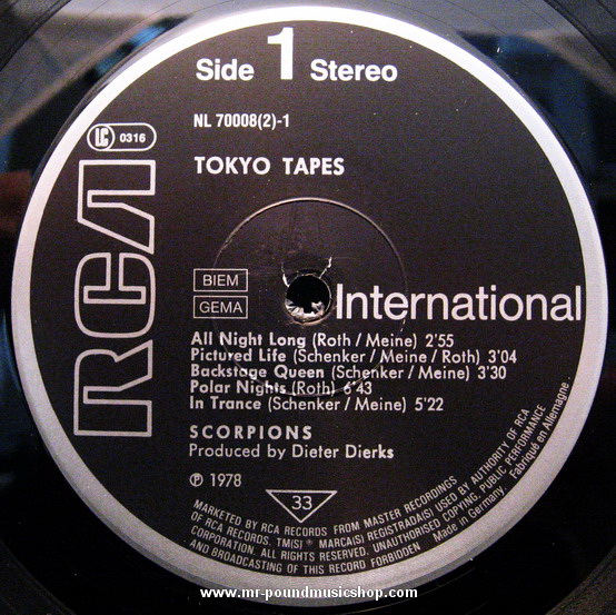 Scorpions - Tokyo Tapes