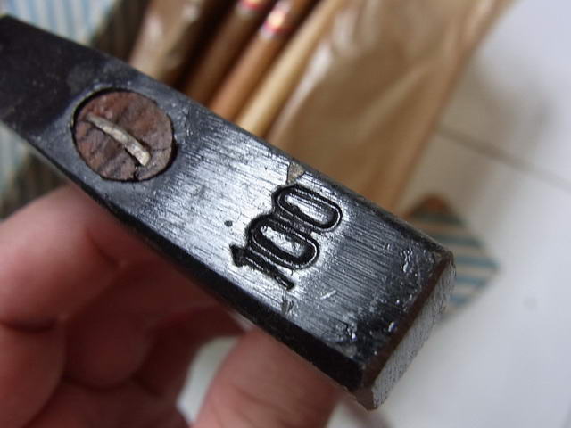 ค้อนตีกิ๊ป 100g. เยอรมัน รุ่นเก่า Germany ใหม่เก่าเก็บ