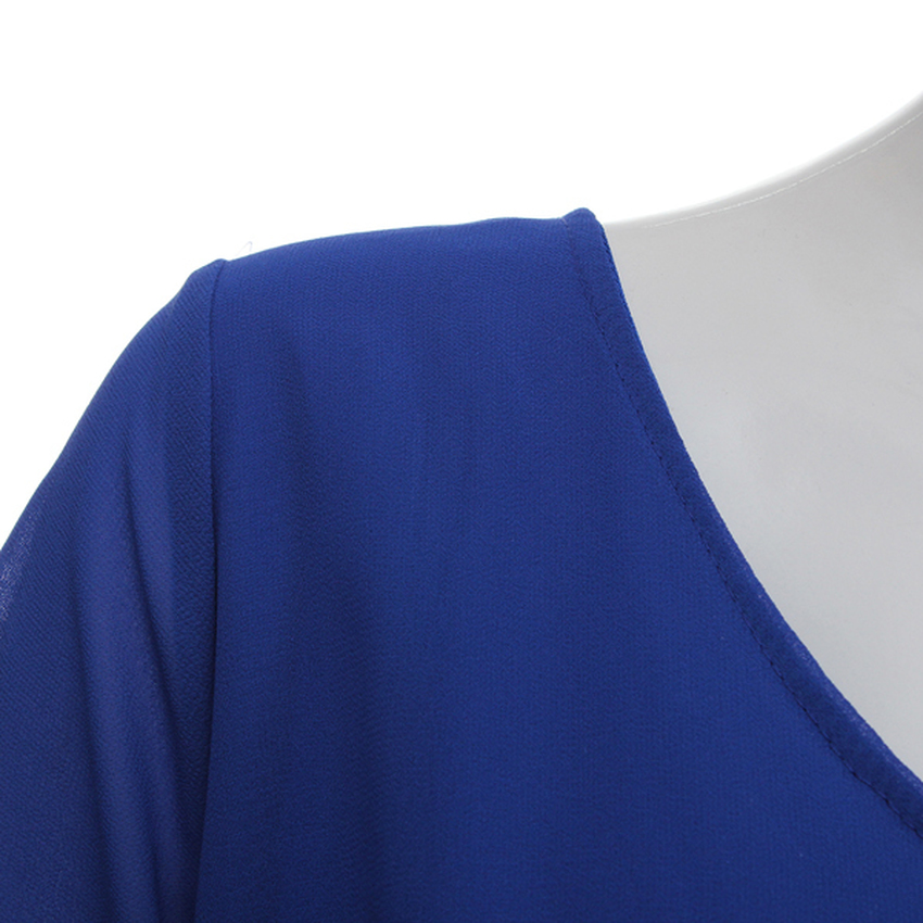 Ladies Fashion V Neck Split Long Sleeve Mini Womens Dresses Online