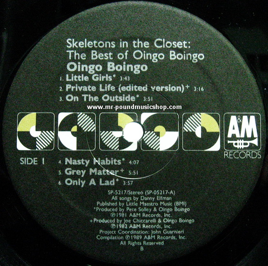 Oingo Boingo - The Best of : Skeletons in The Closet