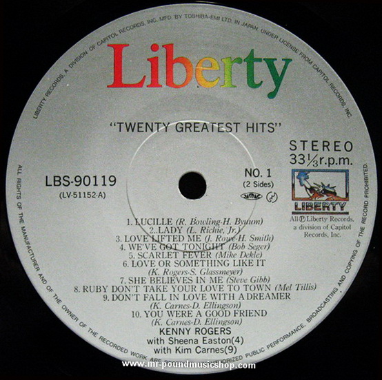 Kenny Rogers - Twenty Greatest Hits