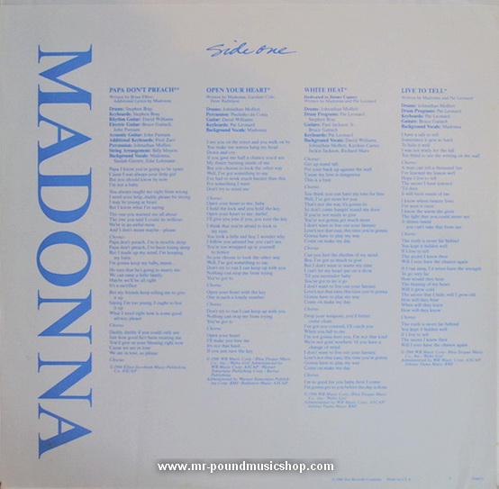 Madonna - True Blue