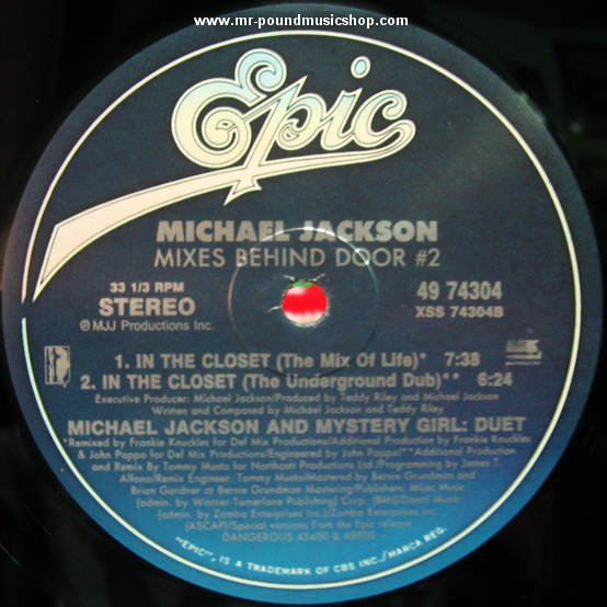 Michael Jackson - In The Closet (Mixes Behind Door #2)