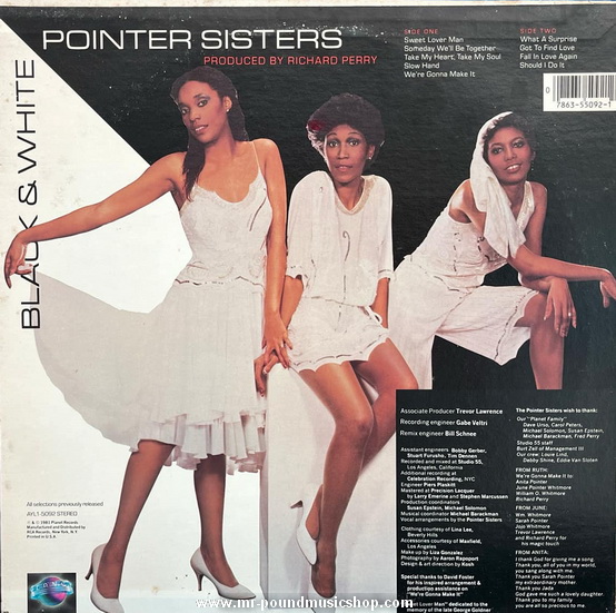 Pointer Sisters - Black & White