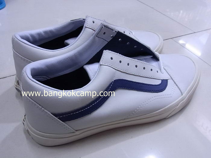 รองเท้า VANS old skools แนววินเทจ หนังแท้