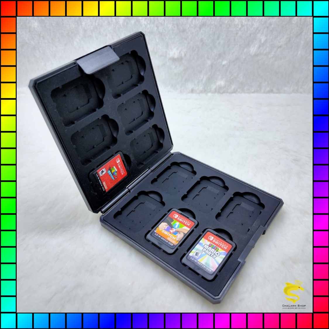 กล่องใส่ตลับเกม Nintendo Switch แบบ 12-24 แผ่น