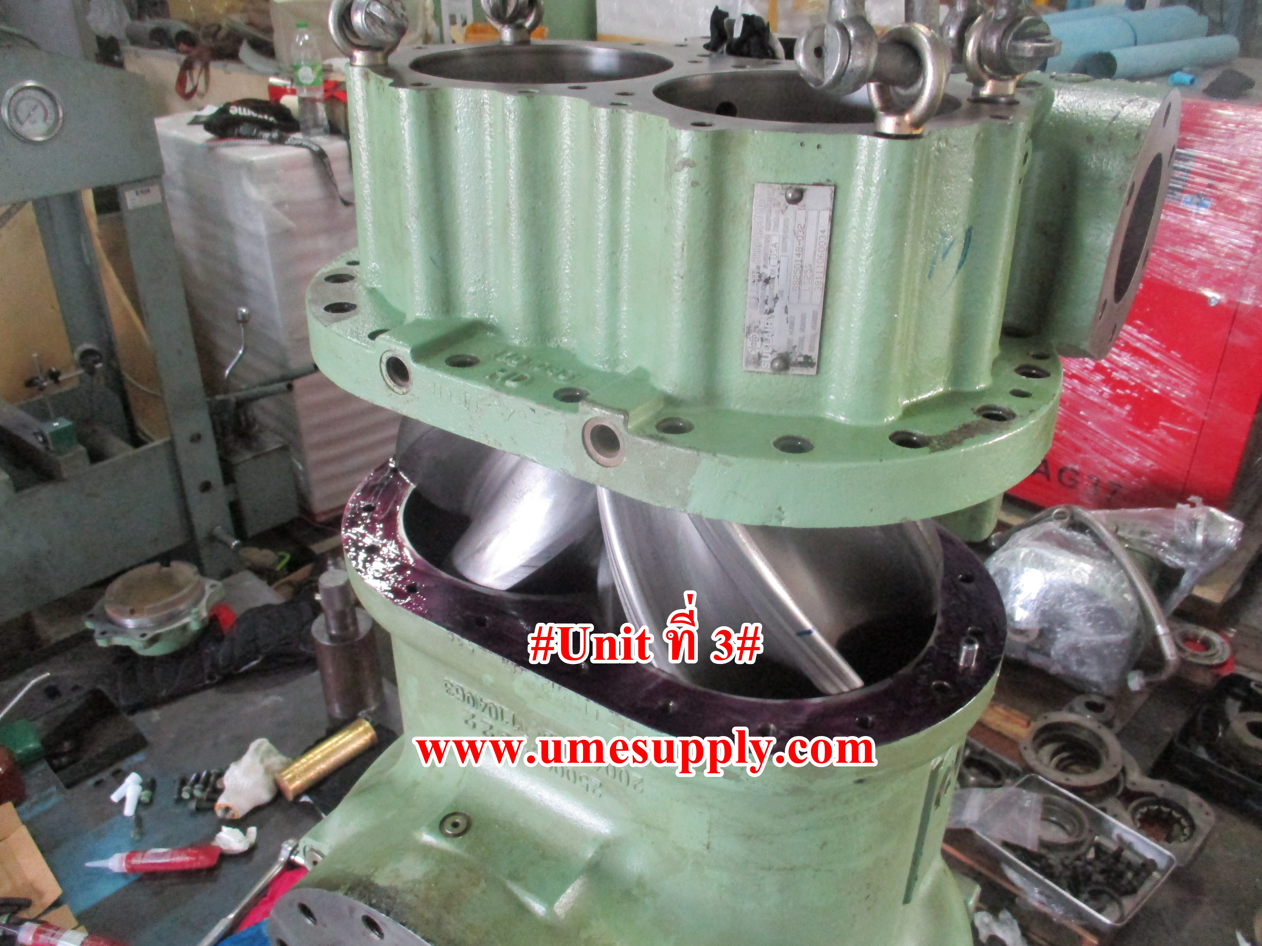 Overhaul Screw AirCompressor "SULLAIR" LS25 (Unit ที่ 3)