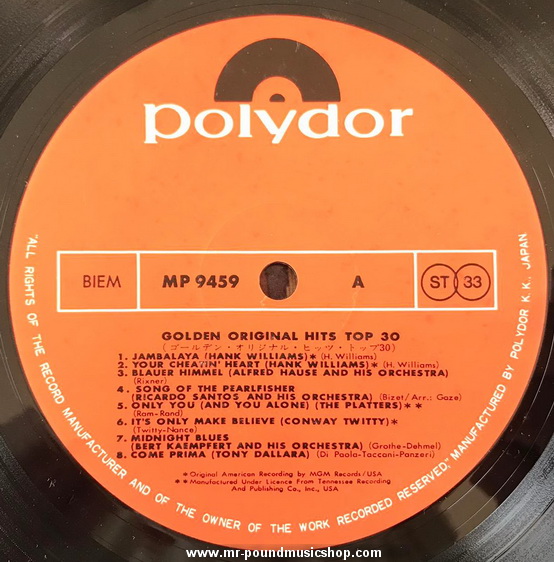 Various Artists - Golden Original Hits Top 30