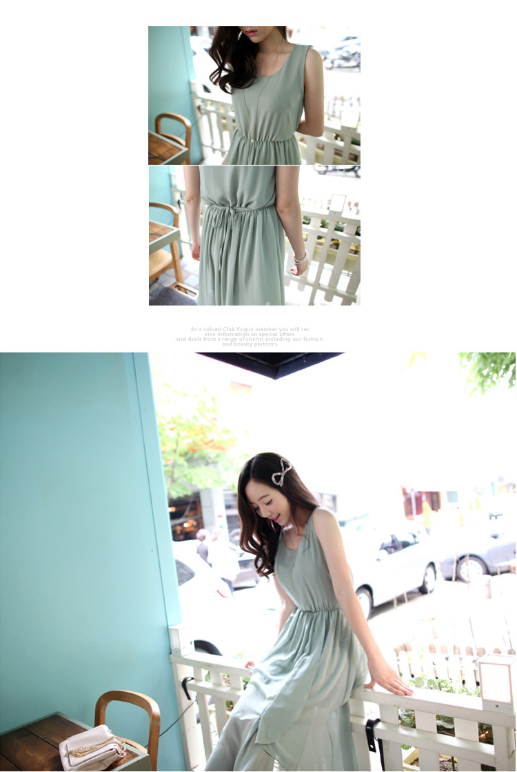 MAXI DRESS ชุดเดรสยาวผ้าชีฟอง โทนสีเขียว แฟชั่นใส่เที่ยว ใส่ทำงาน สวยน่ารักมากๆ