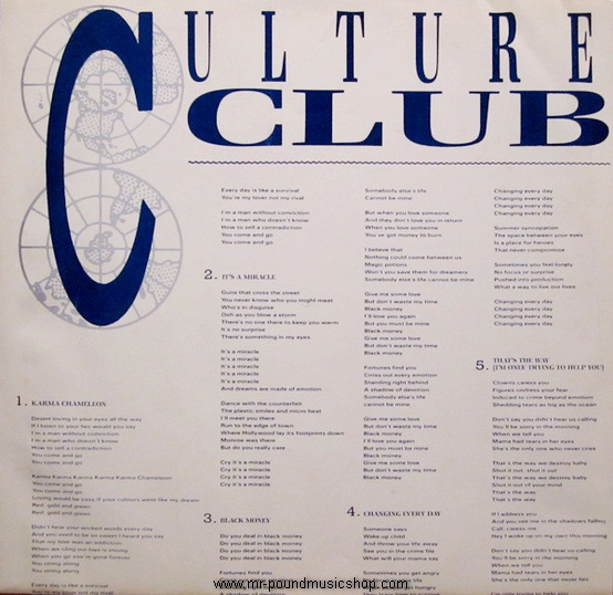 Culture Club - Colour By Numbers