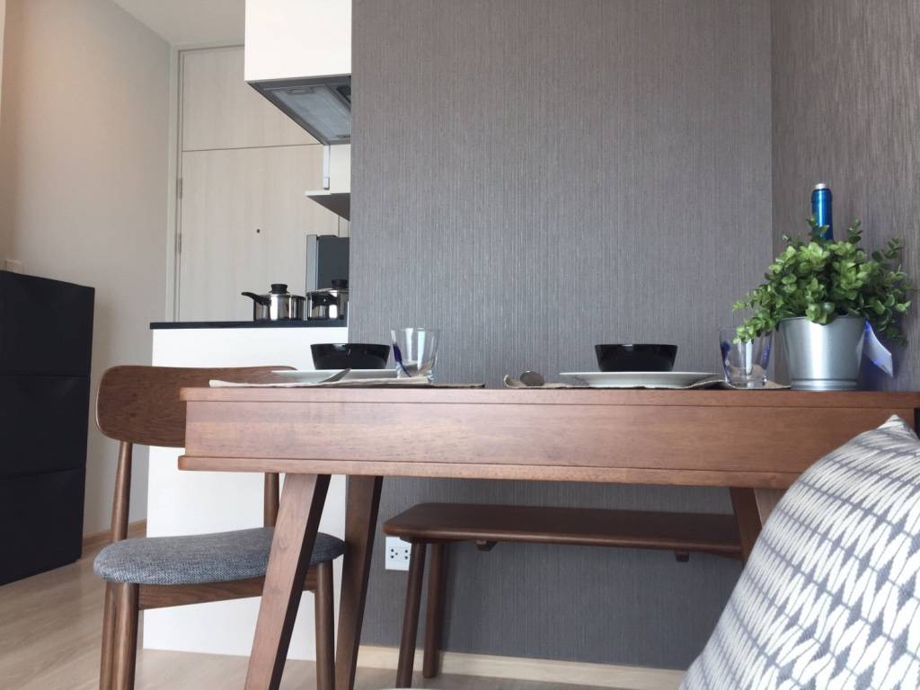 ให้เช่าคอนโด Noble Revolve Ratchada 1 : โนเบิล รีวอลฟ์ รัชดา 1 1 ห้องนอน 1 ห้องน้ำ ขนาด 26 sq m ชั้น 21