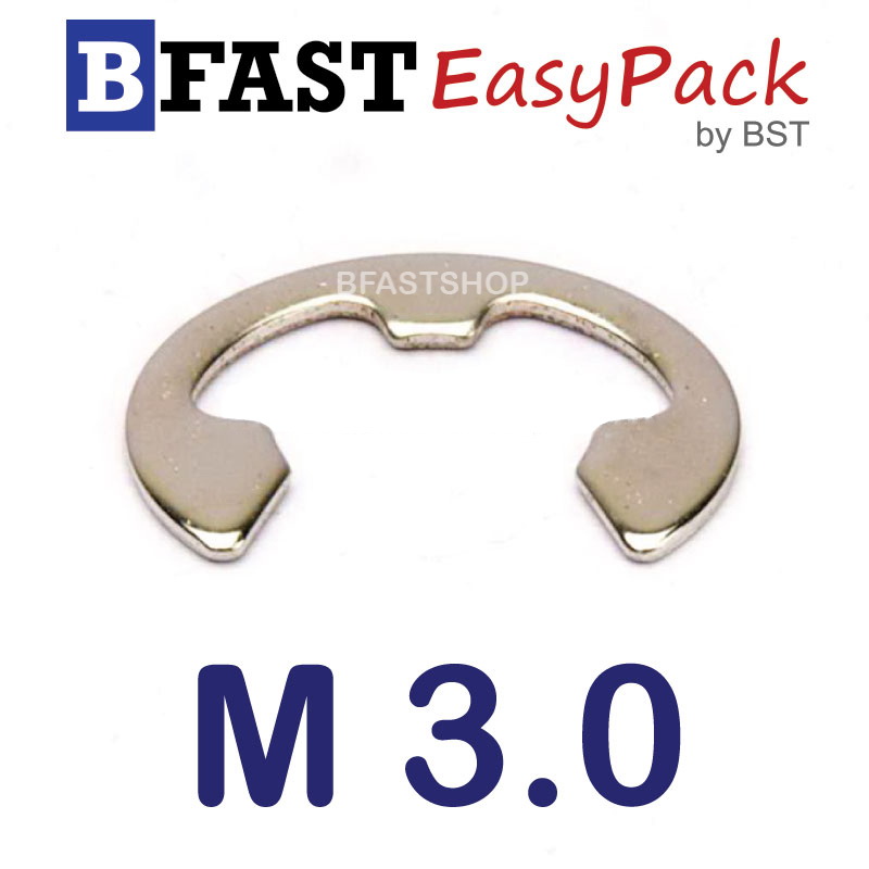 แหวนตัวอี M3.0 ( 30 ตัว/ถุง )