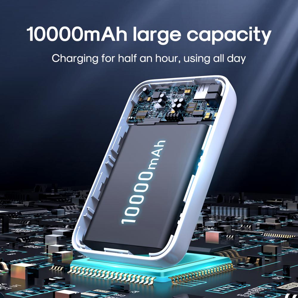 JOYROOM JR-W020 MAGNETIC WIRELESS POWER BANK - แบบชาร์จไร้สาย Magsafe (ความจุ 10000 mAh)