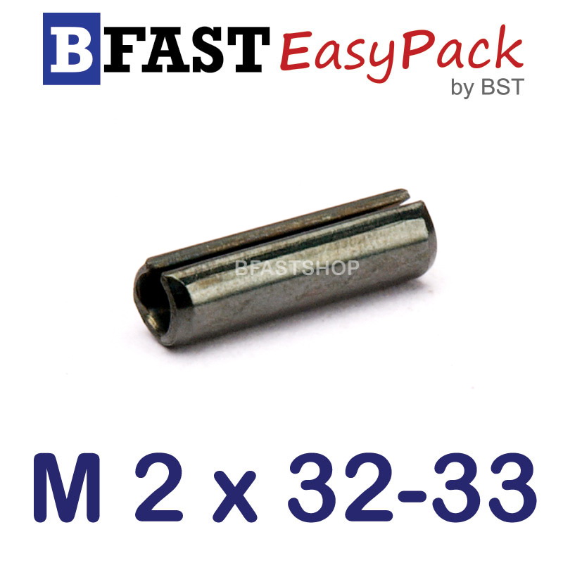 ปิ๊นตะกุด M 2 x 32-33 (12 ตัว/ถุง)