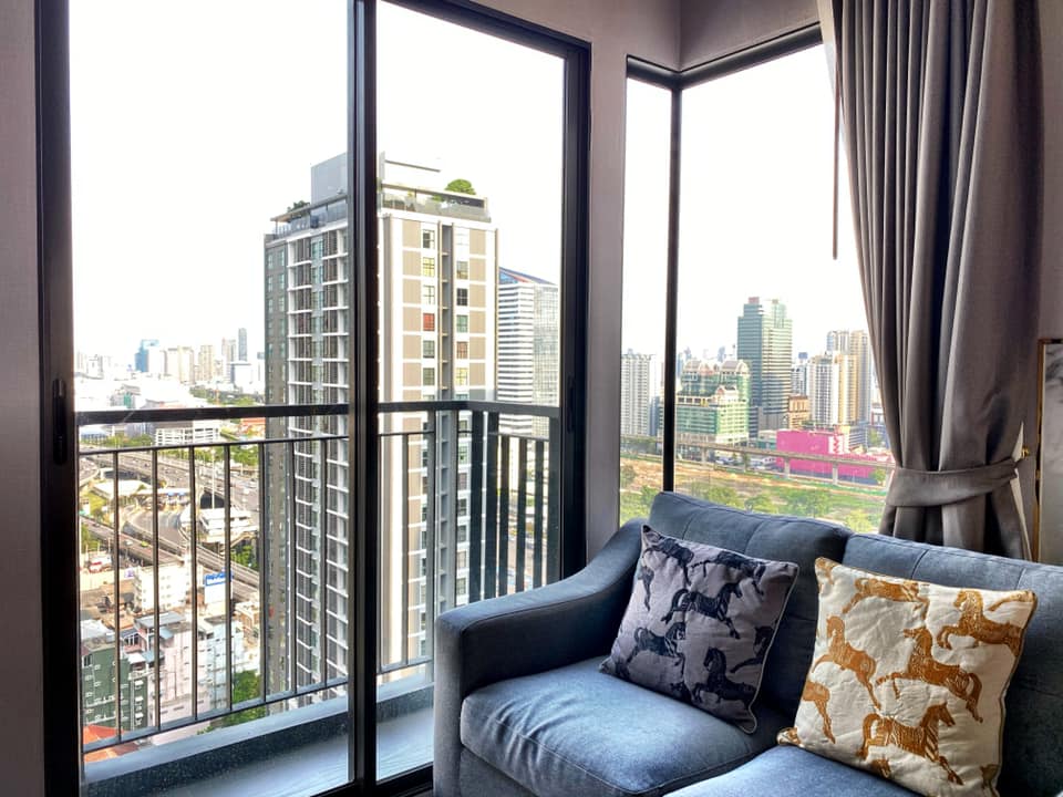 คอนโดให้เช่า: Rhythm Asoke (ริทึ่ม อโศก 1 ) 2 ห้องนอน 1 ห้องน้ำ ชั้น 26 พื้นที่: 42 ตรม. ,