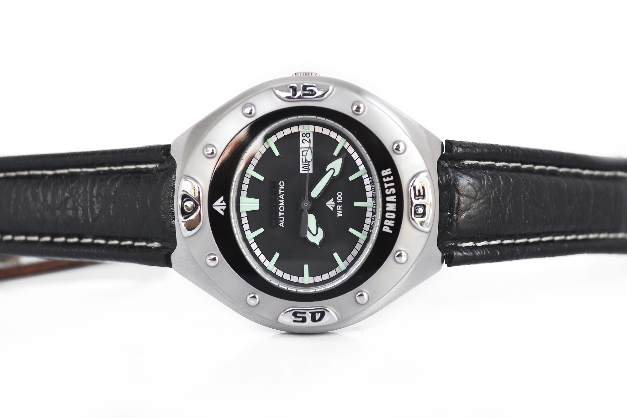 Citizen Promaster Day-Date Automatic หน้าดำ ขอบฟิล์ม