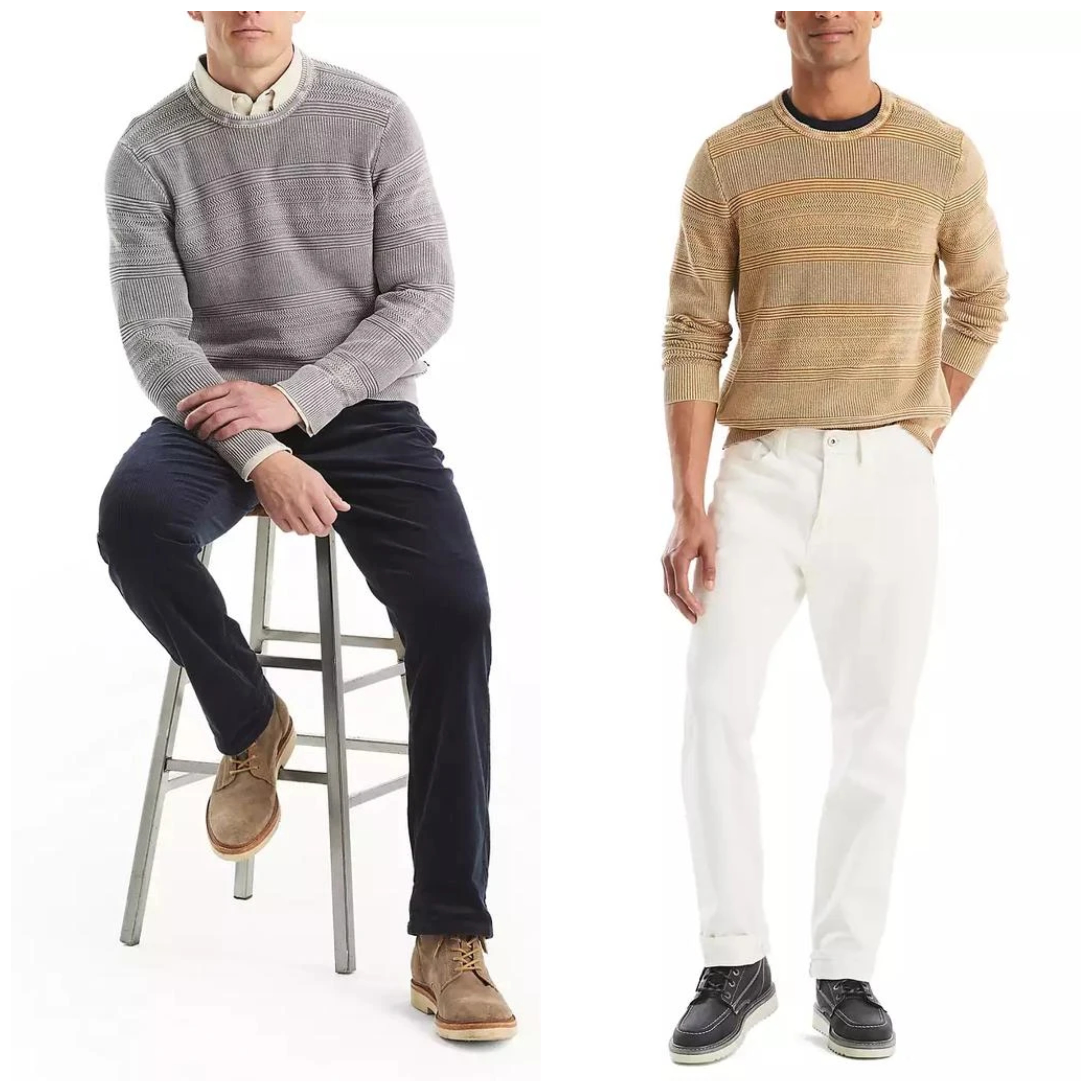 Nautica Stonewashed Crewneck Sweater