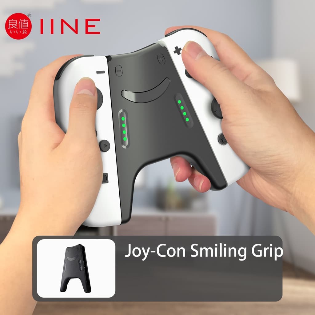 IINE Grip Nintendo Switch & OLED ไม่มีฟังก์ชั่นการชาร์จ