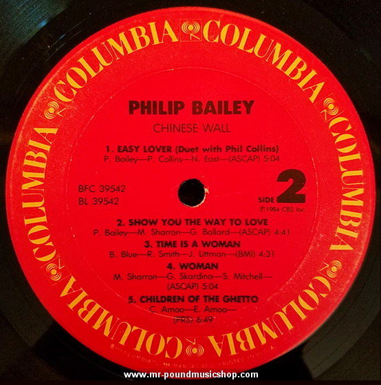 Philip Bailey - Chinese Wall