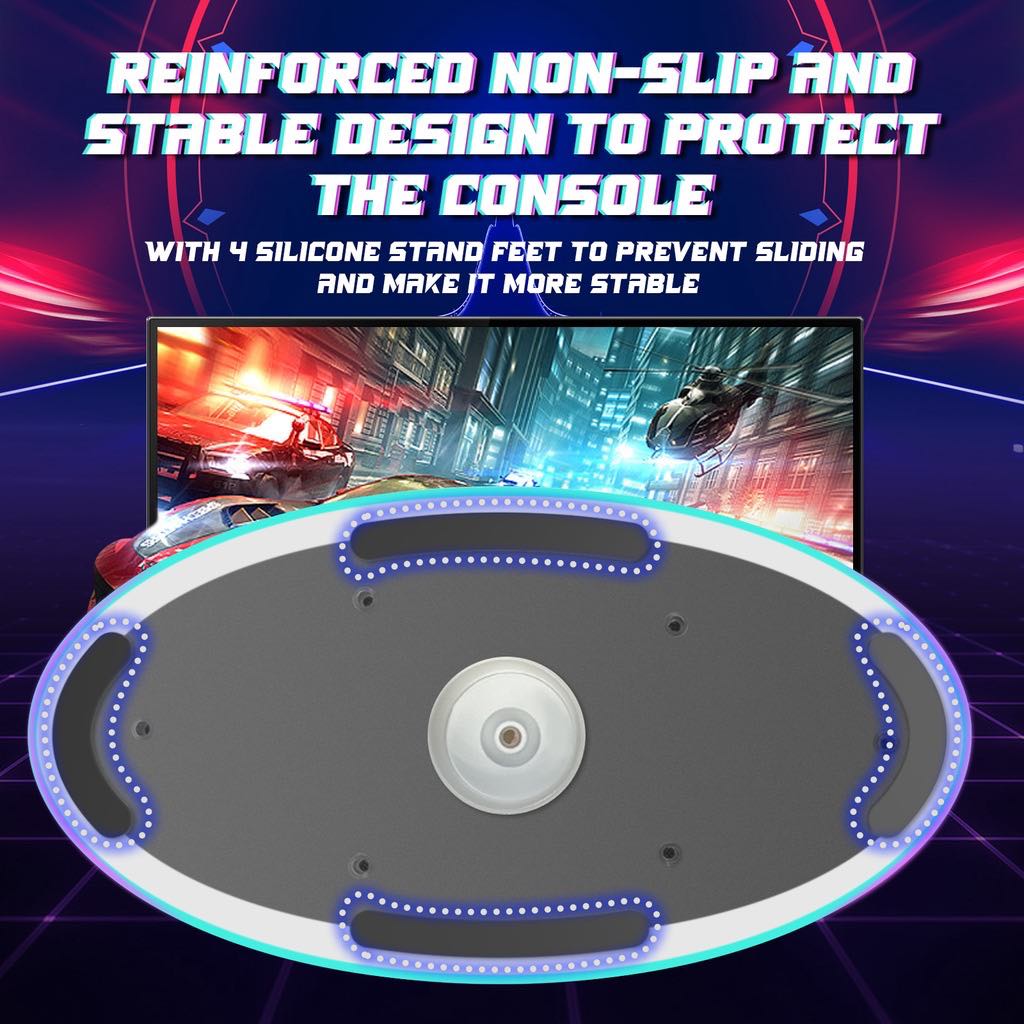 IINE อุปกรณ์เสริมระบายความร้อน RGB เครื่อง PS5 รุ่นแรก ใช้ได้ทั้งใส่แผ่น & ดาวน์โหลด