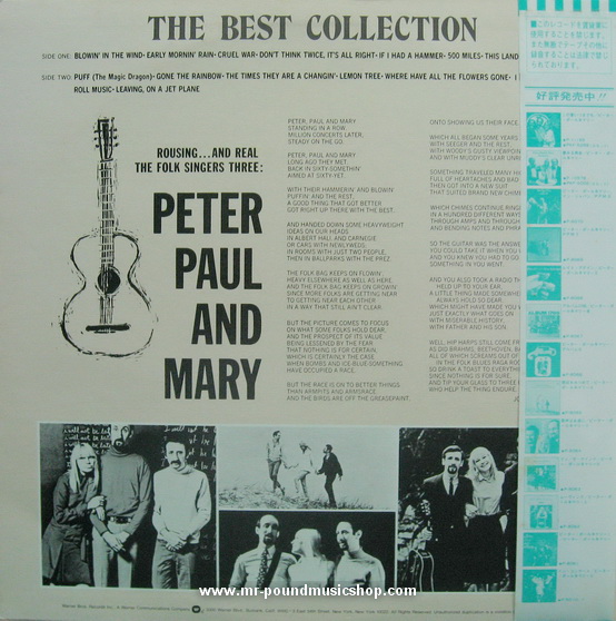 Peter, Paul & Mary - The Best Collection
