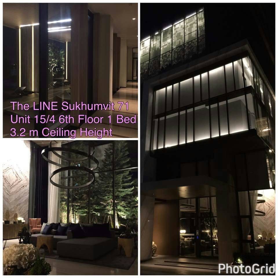รหัสทรัพย์ 29650 ให้เช่าคอนโด The Line Sukhumvit 71 (เดอะ ไลน์ สุขุมวิท 71) ห้อง 1 ห้องนอน 1 ห้องน้ำ