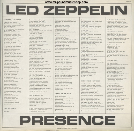 Led Zeppelin - Presence