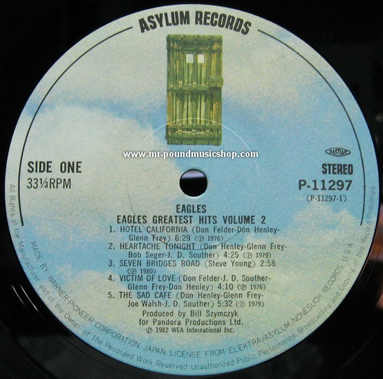 Eagles - Eagles Greatest Hits Volume 2