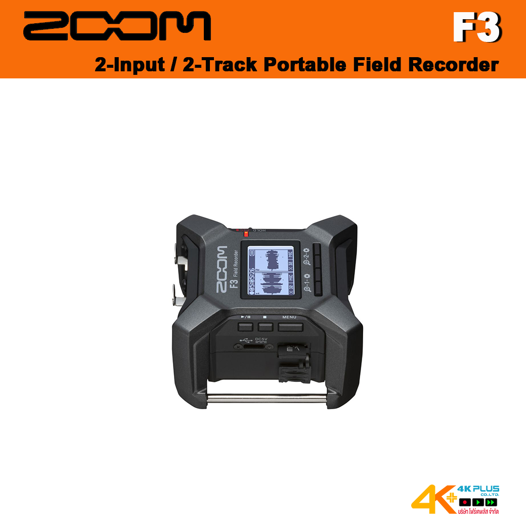 ZOOM F3 Portable Field Recorder