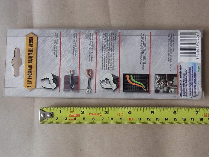 ประแจเลื่อน IREGA ขนาด 6 นิ้ว สเปน Made in Spain ใหม่ แท้.