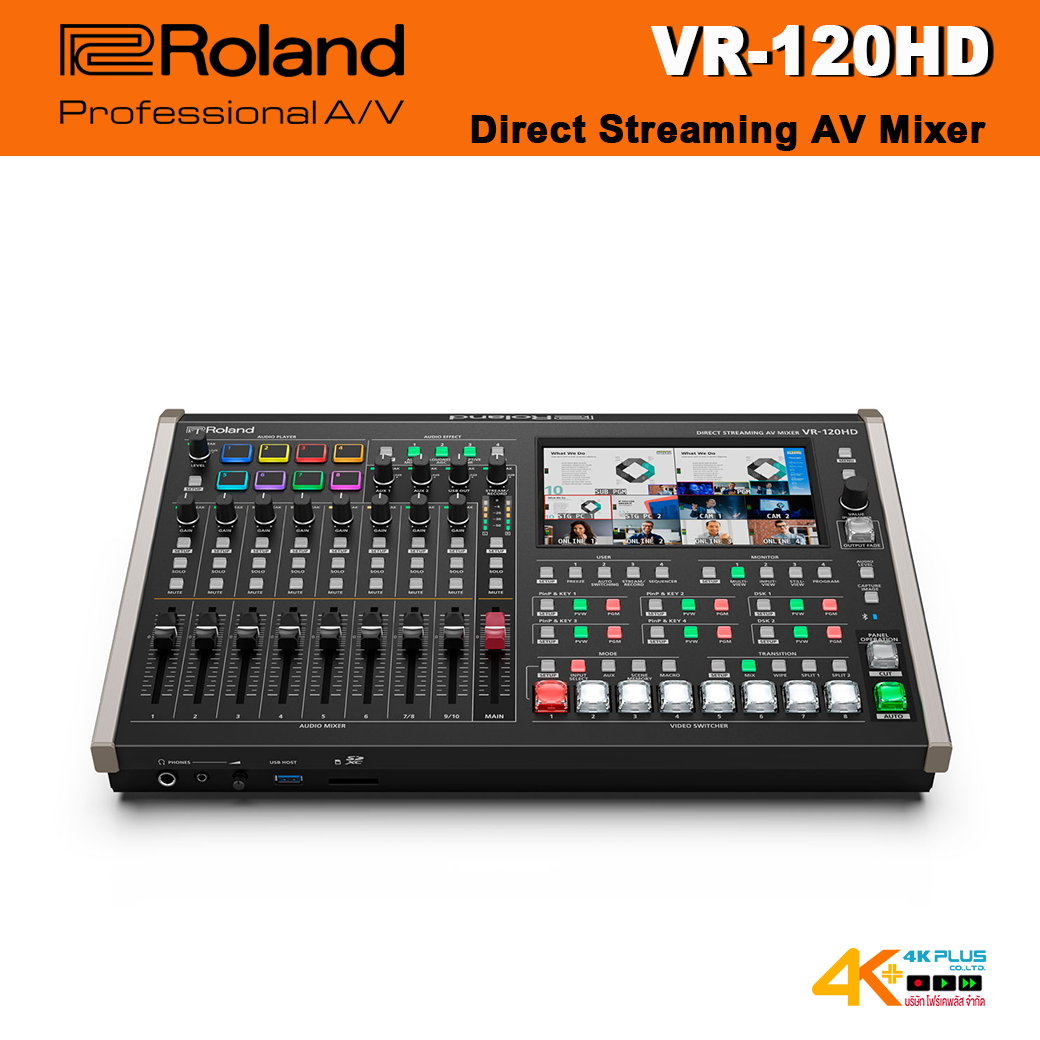 Roland VR-120HD Direct Streaming AV Mixer