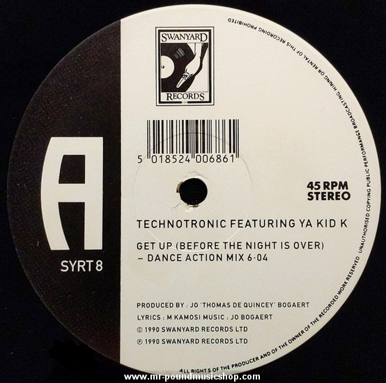 Technotronic Featuring Ya Kid K - Get Up (Before The Night Is Over)